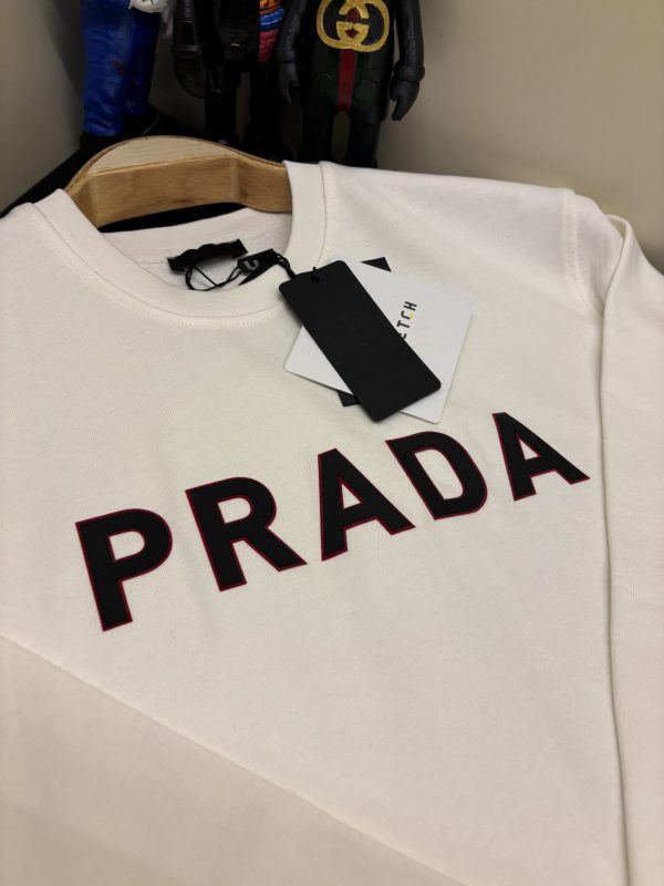 Prada Beyaz Sweatshirt - Görsel 5