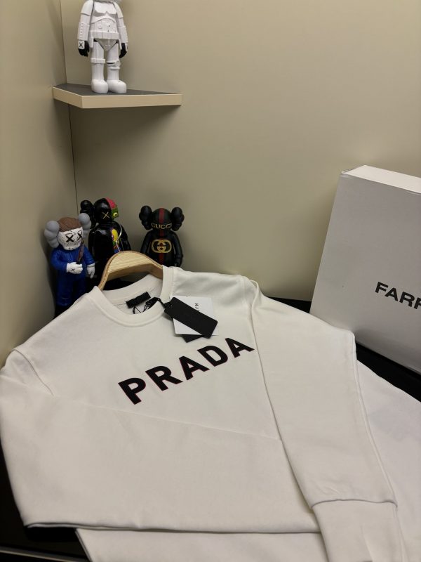 Prada Beyaz Sweatshirt - Görsel 2