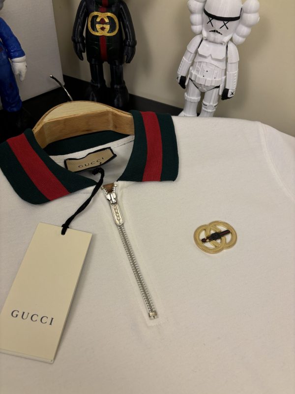 GUCCİ Premium Beyaz Polo Yaka - Görsel 3