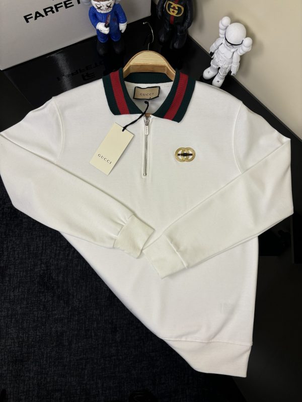 GUCCİ Premium Beyaz Polo Yaka - Görsel 4