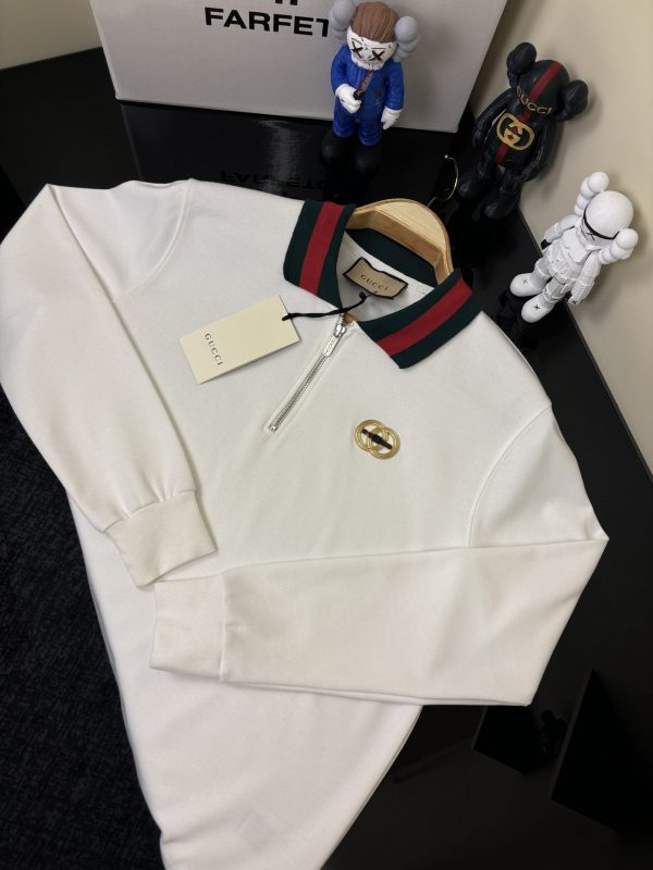 GUCCİ Premium Beyaz Polo Yaka - Görsel 2