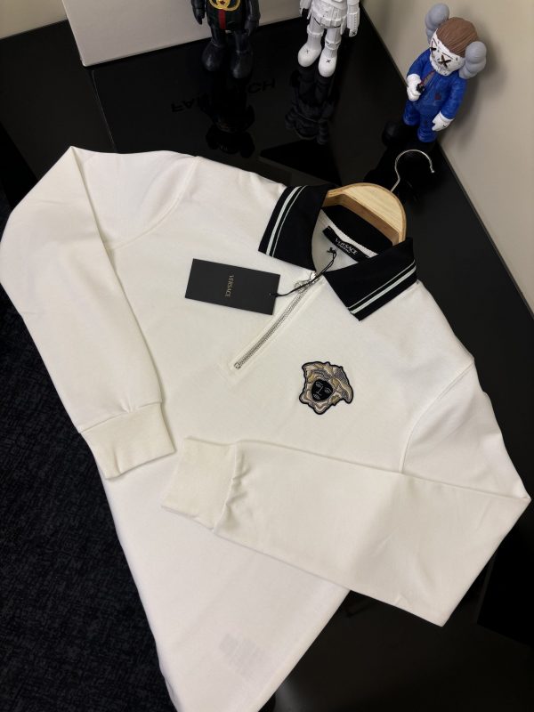VERSACE Premium Beyaz Polo Yaka