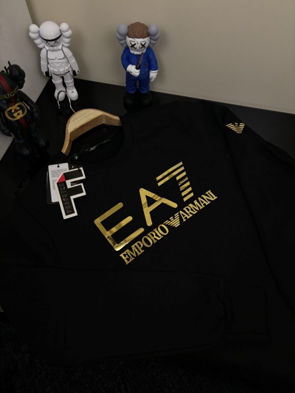 EMPORİO ARMANİ Premium Siyah Sweatshirt - Görsel 2