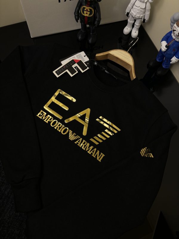 EMPORİO ARMANİ Premium Siyah Sweatshirt - Görsel 3