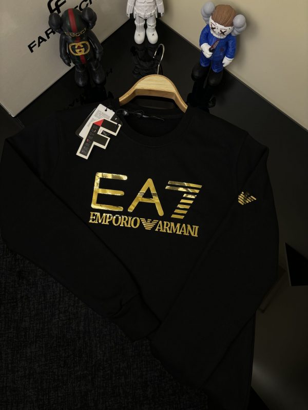 EMPORİO ARMANİ Premium Siyah Sweatshirt