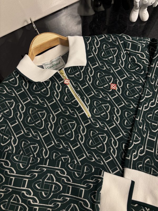 CASABLANCA PREMIUM Yeşil Sweatshirt - Görsel 4