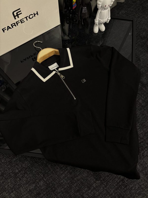 CALVIN KLEİN Premium Siyah Polo Yaka - Görsel 2