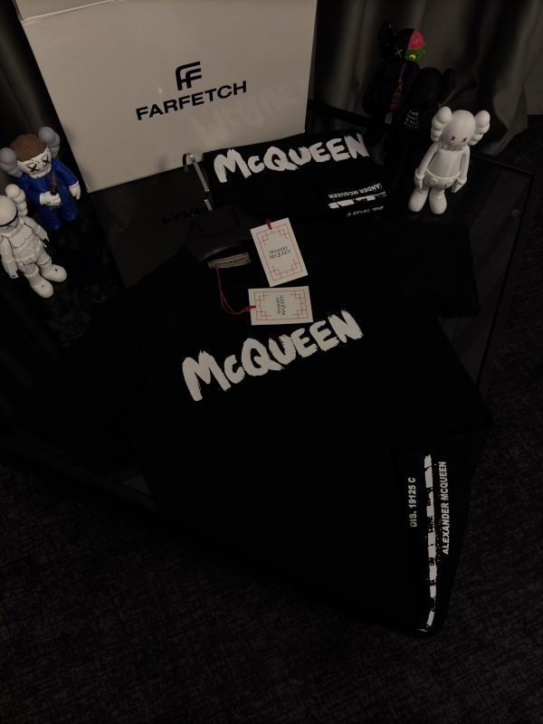 Alexander McQueen Siyah Premıum T-shirt - Görsel 4