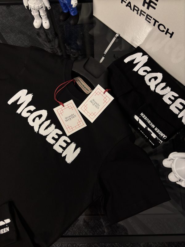 Alexander McQueen Siyah Premıum T-shirt - Görsel 5