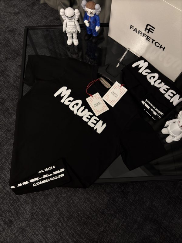 Alexander McQueen Siyah Premıum T-shirt - Görsel 2