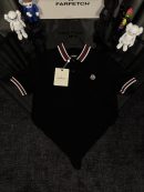 Moncler Siyah Premıum Polo Yaka T-shirt