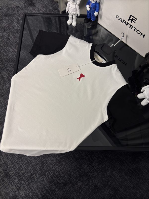 Ami Paris Premıum Beyaz T-shirt - Görsel 3