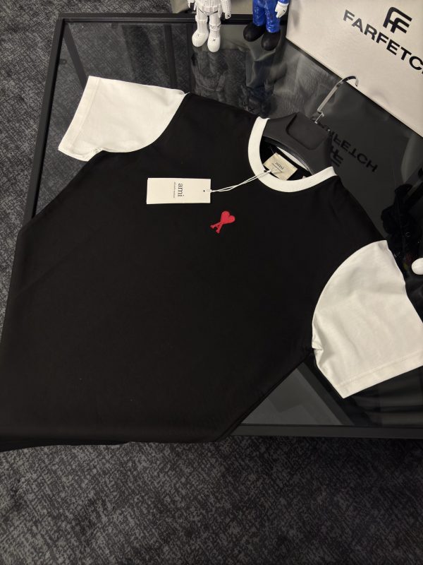 Ami Paris Premıum Siyah T-shirt - Görsel 3