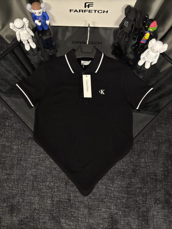 Calvin Klein Siyah Premıum Polo Yaka T-shirt