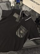 Prada Siyah Premıum Polo Yaka T-shirt