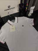 Moncler Beyaz Premıum Polo Yaka T-shirt