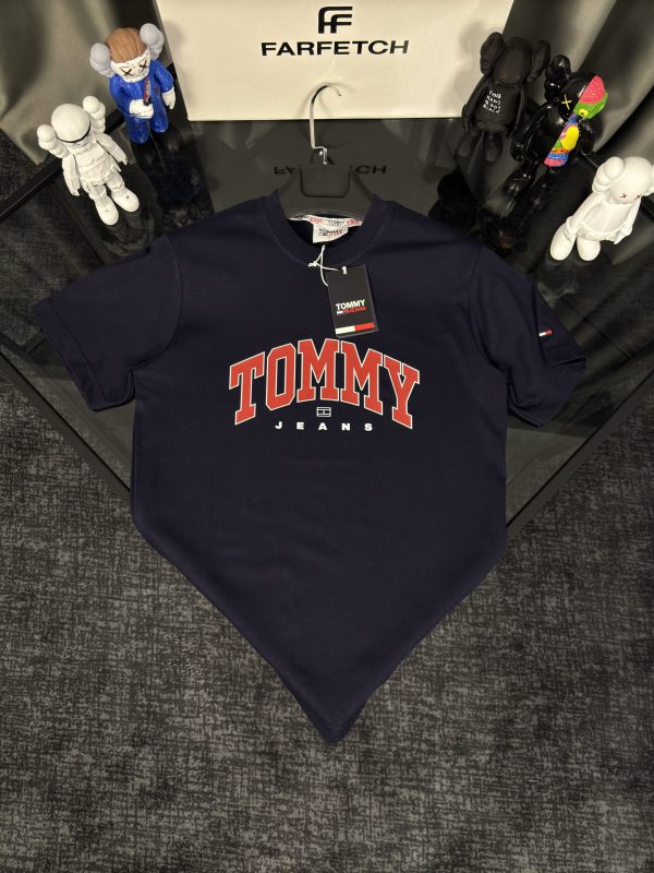 Tommy Hılfıger Premıum Lacivert T-shirt - Görsel 4