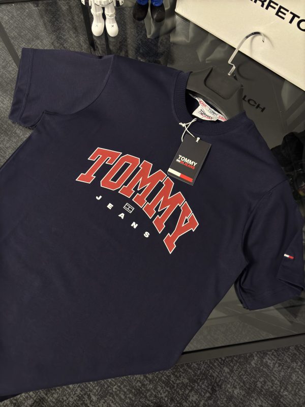 Tommy Hılfıger Premıum Lacivert T-shirt - Görsel 2