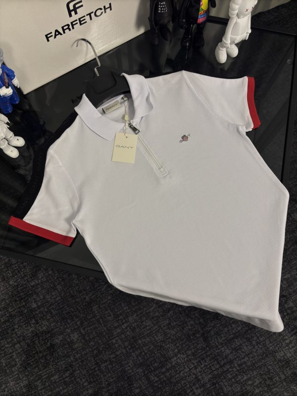 Gant Beyaz Premıum Polo Yaka T-shirt - Görsel 2