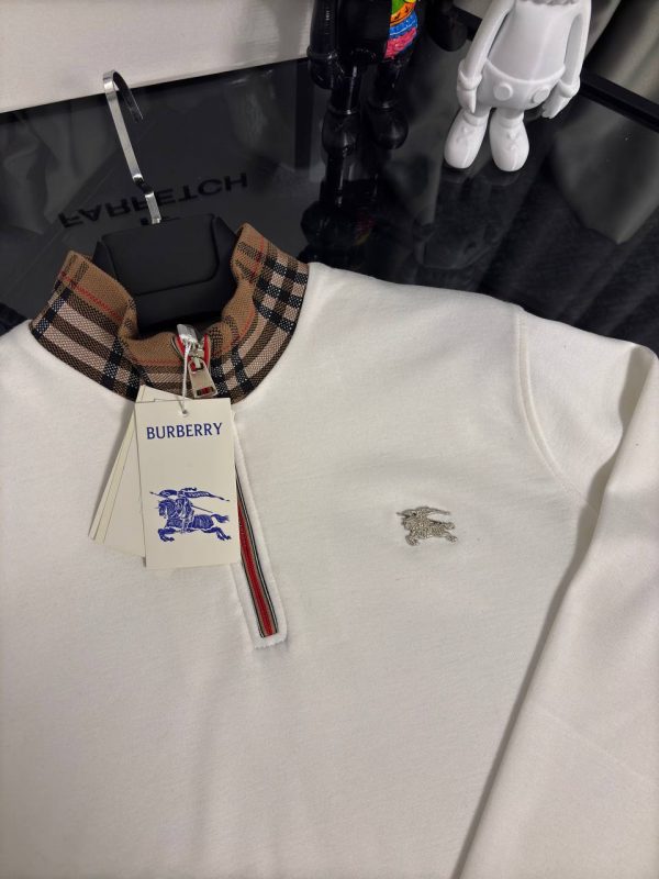 Burberry PREMIUM Beyaz Sweatshirt - Görsel 4