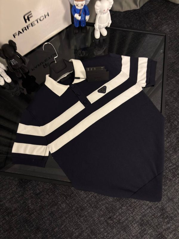 Prada Premıum Polo Yaka Triko T-shirt New Season - Görsel 2