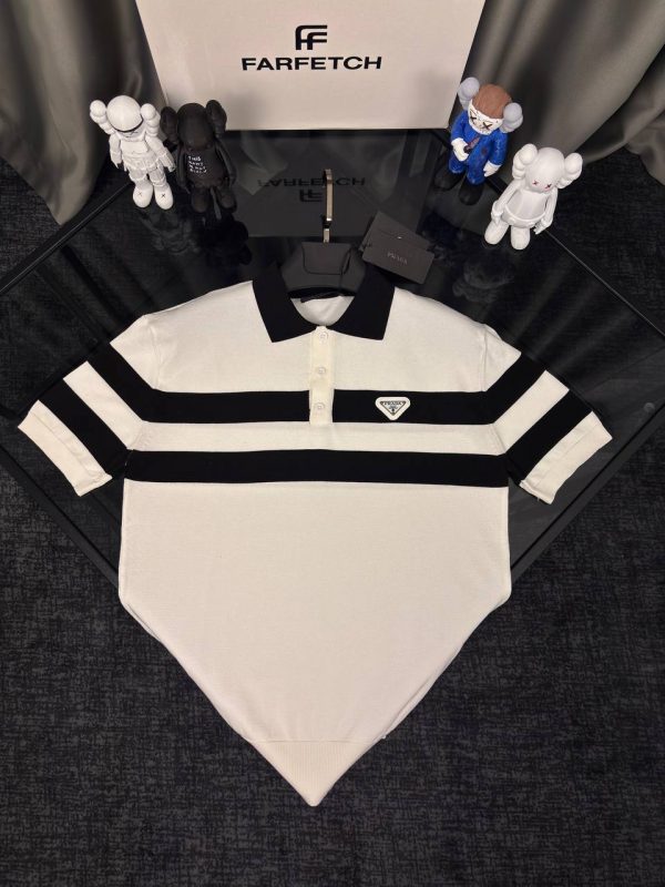 Prada Premıum Polo Yaka Triko T-shirt New Season