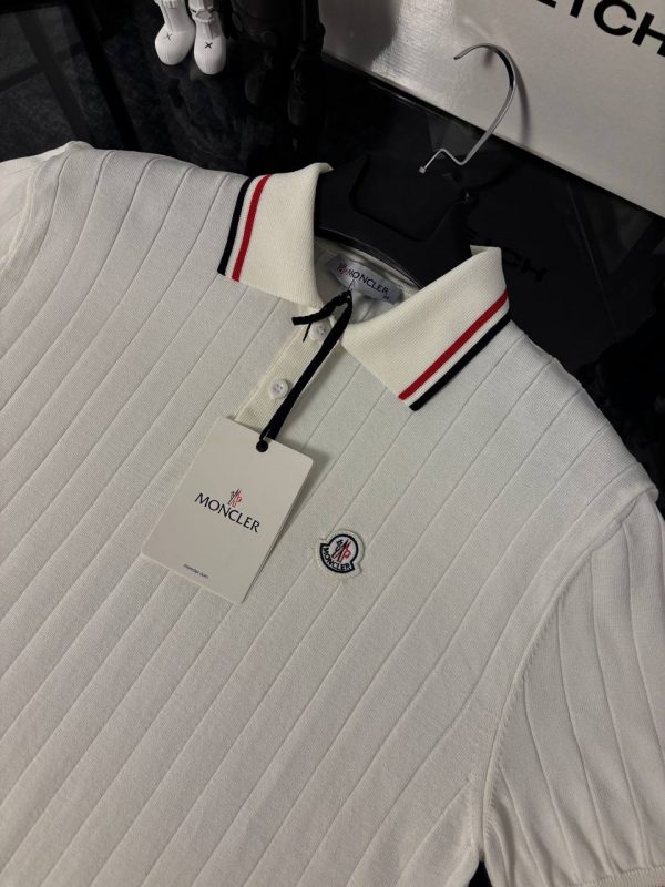 Moncler Premıum Polo Yaka Triko T-shirt New Season - Görsel 3