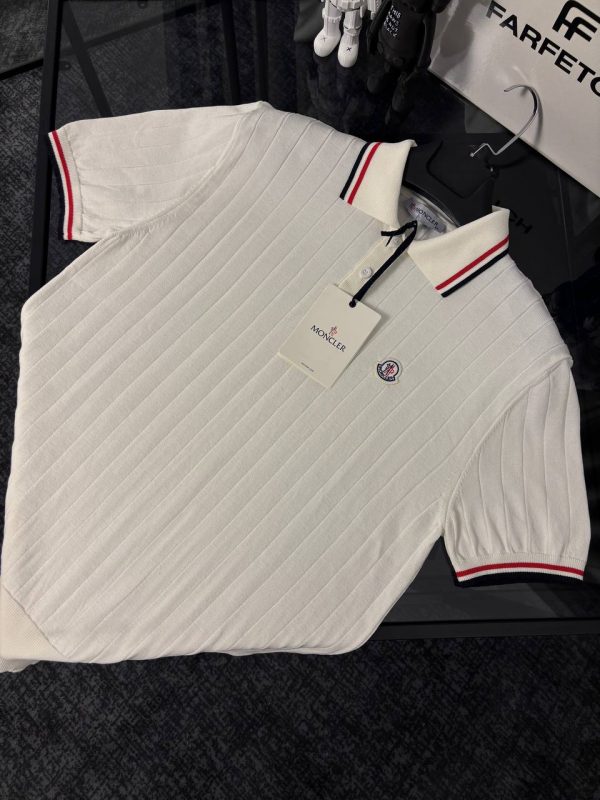 Moncler Premıum Polo Yaka Triko T-shirt New Season - Görsel 2