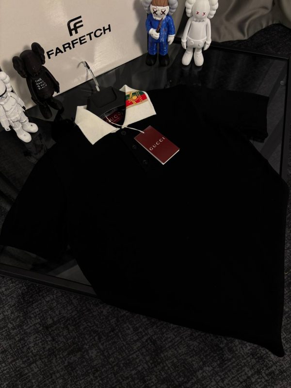 Gucci Premıum Polo Yaka Triko T-shirt New Season - Görsel 3