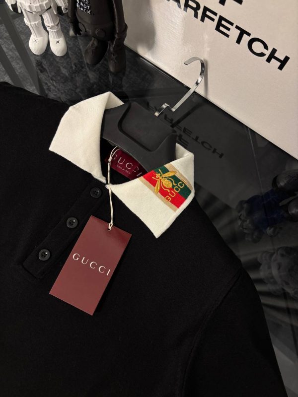 Gucci Premıum Polo Yaka Triko T-shirt New Season - Görsel 4